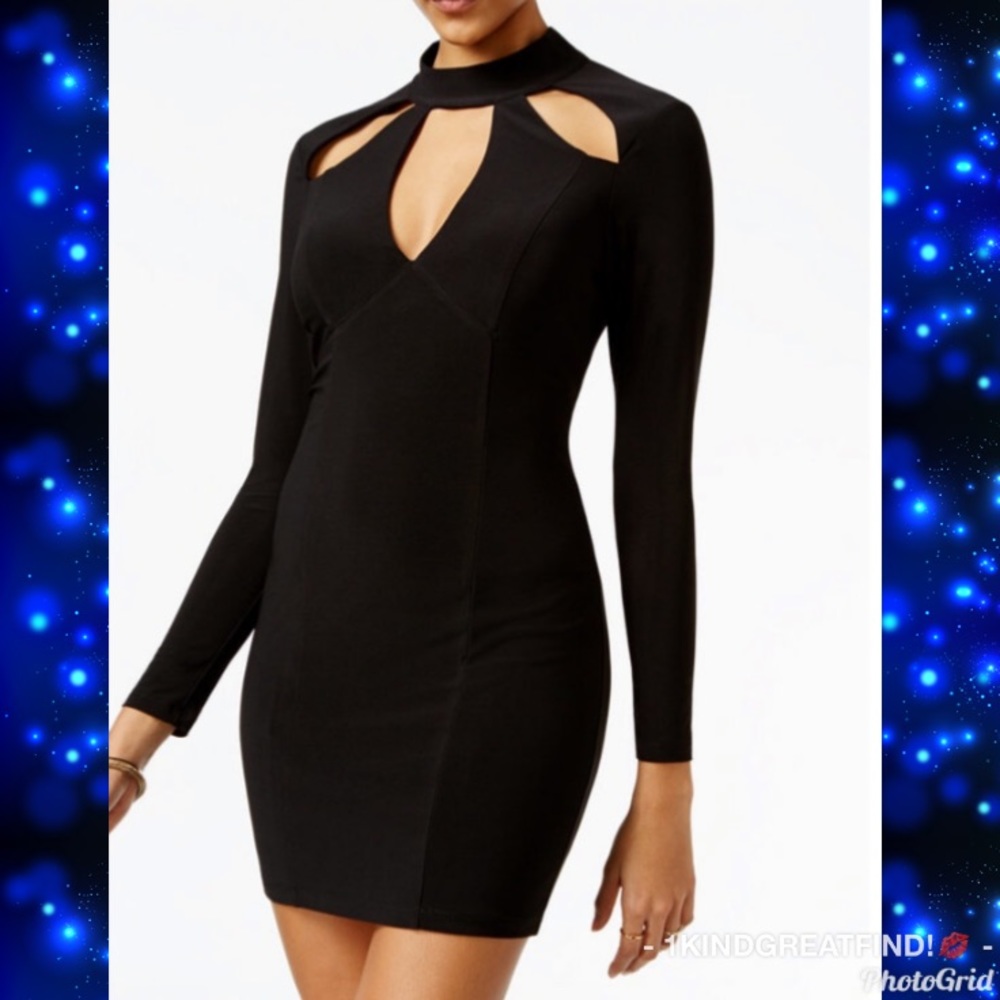 Trixxi Juniors' Cutout Bodycon Dress SMALL